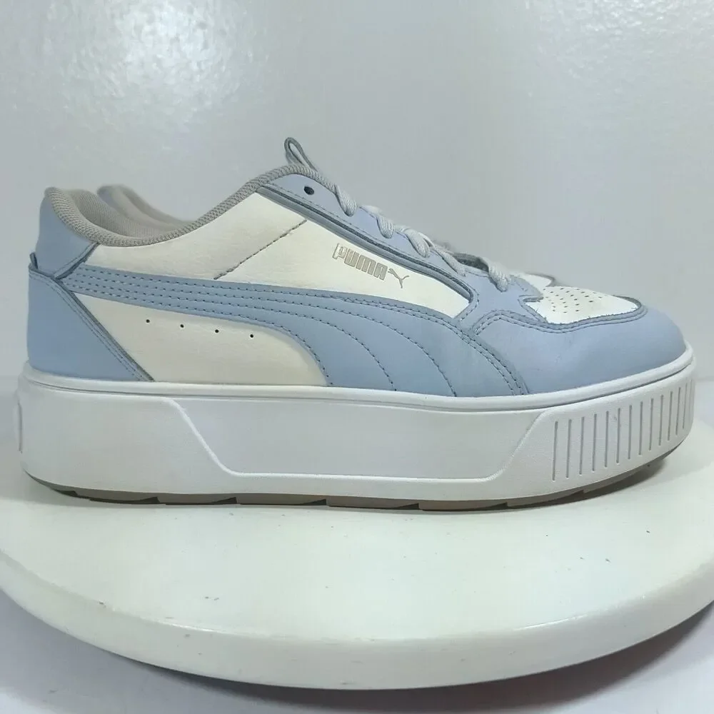 Puma Karmen Rebelle Platform Court Sneaker Blue Sz 9.5 Pristine-Lucite-Granola